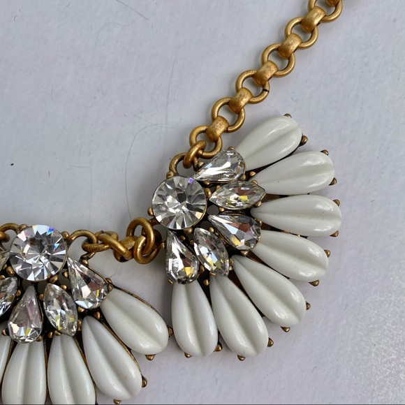J Crew White Statement Necklace - Picture 4 of 6